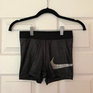 Sparkly Nike Pro Shorts